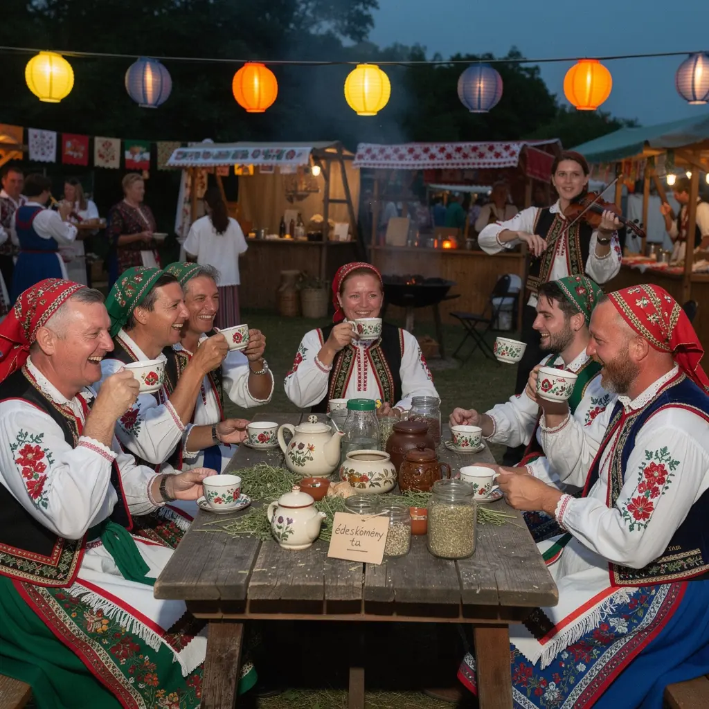 Friss köménymagok, mellette egy csésze gőzölgő tea.